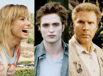 Sandra Bullock, All About Steve, Robert Pattinson, New Moon, Will Ferrell, Land of the Lost Sandra Bullock, All About Steve, Robert Pattinson, New Moon, Will Ferrell, Land of the Lost